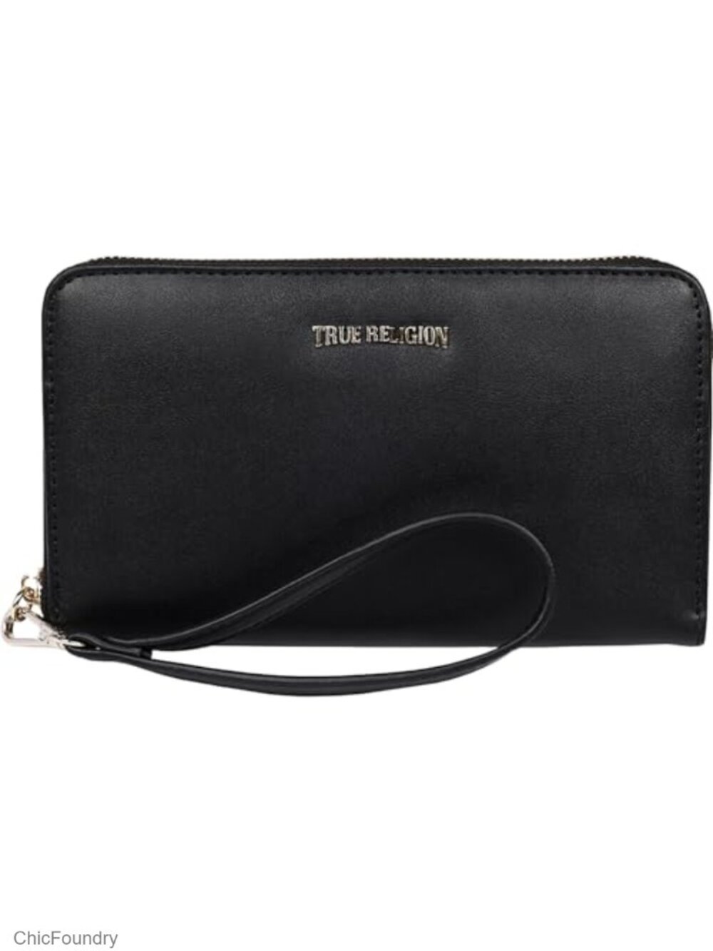 Zip-Around Wallet with Wristlet Strap